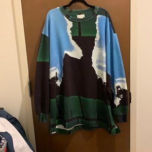 Dries Van Noten long sleeve French terry sweatshirt